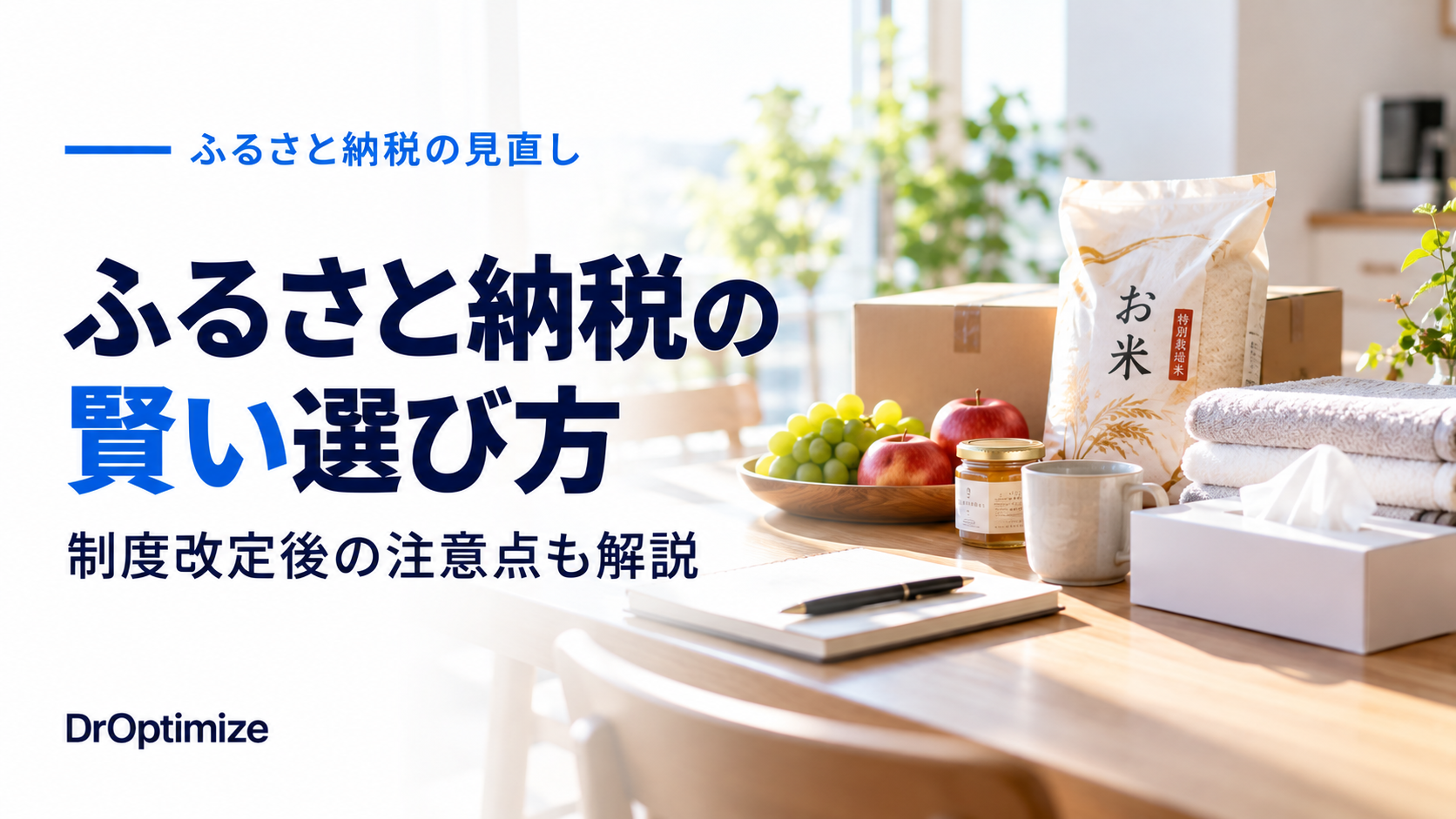 ふるさと納税の賢い選び方と制度改定後の注意点を解説するアイキャッチ